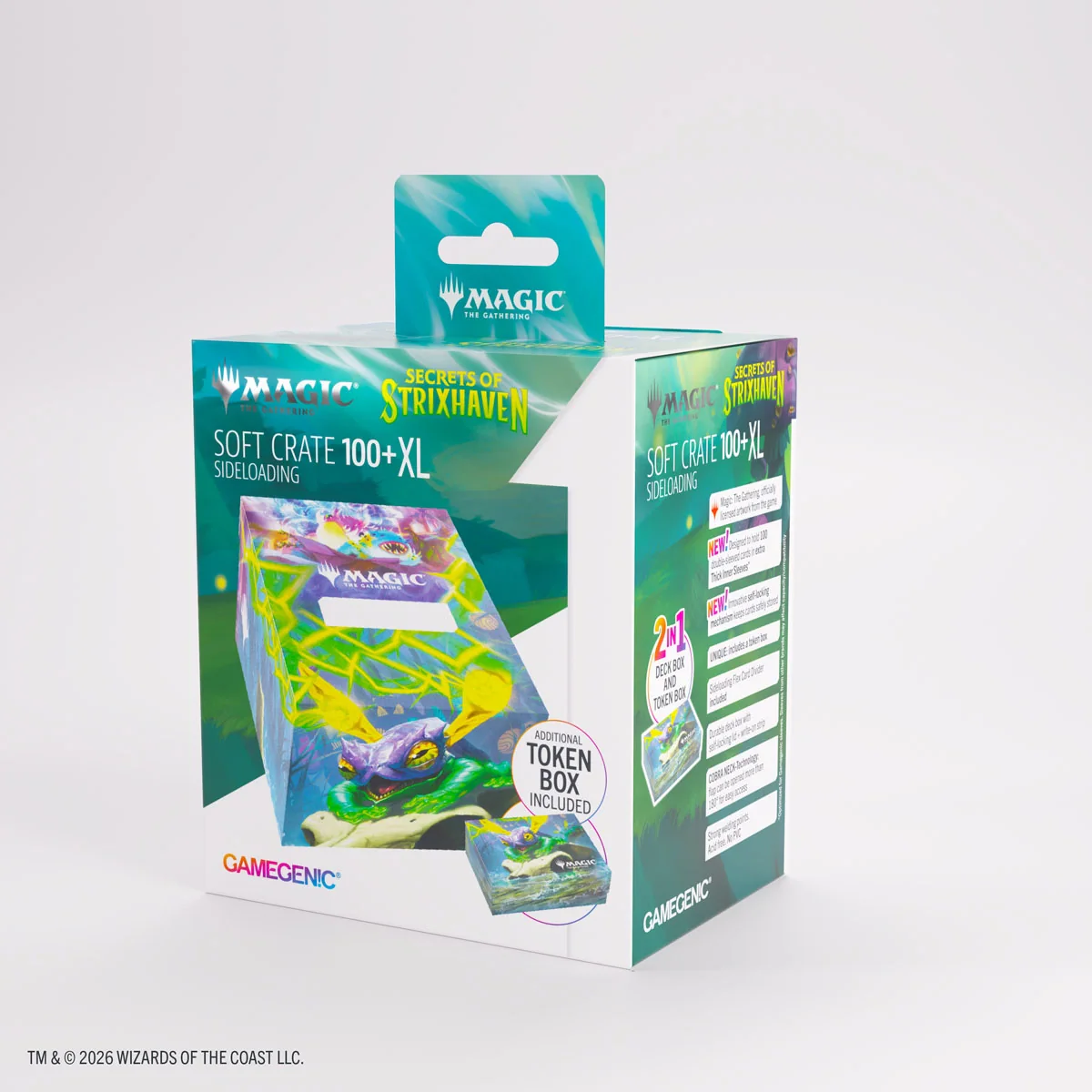 Gamegenic - Soft Crate Sideloading 100+ XL - MTG: Secrets of Strixhaven - Bogwater Lumaret/Dina, Essence Brewer