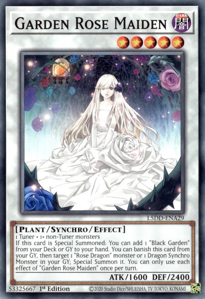 Garden Rose Maiden - L5DD-ENA29 - Common - 1st Edition