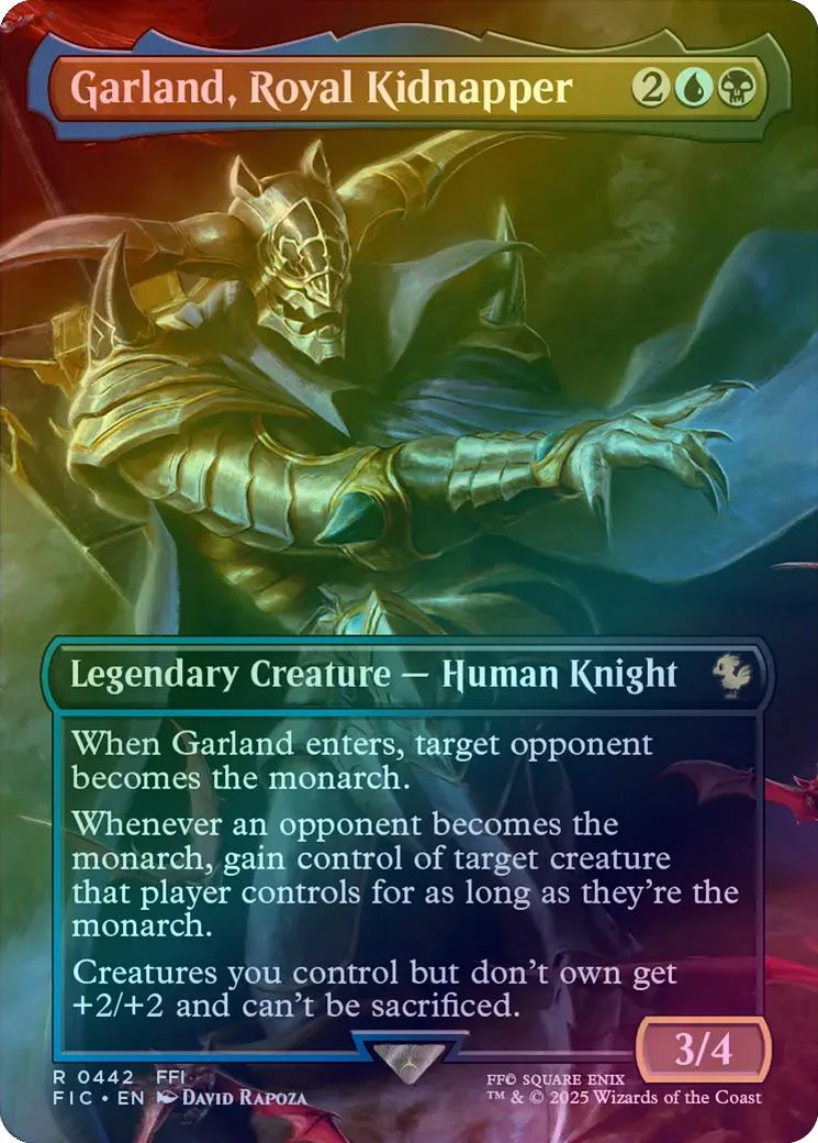 Garland, Royal Kidnapper - Borderless (Foil) (FIC)