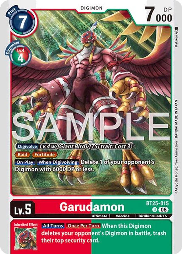 Garudamon - BT25-015 - Uncommon