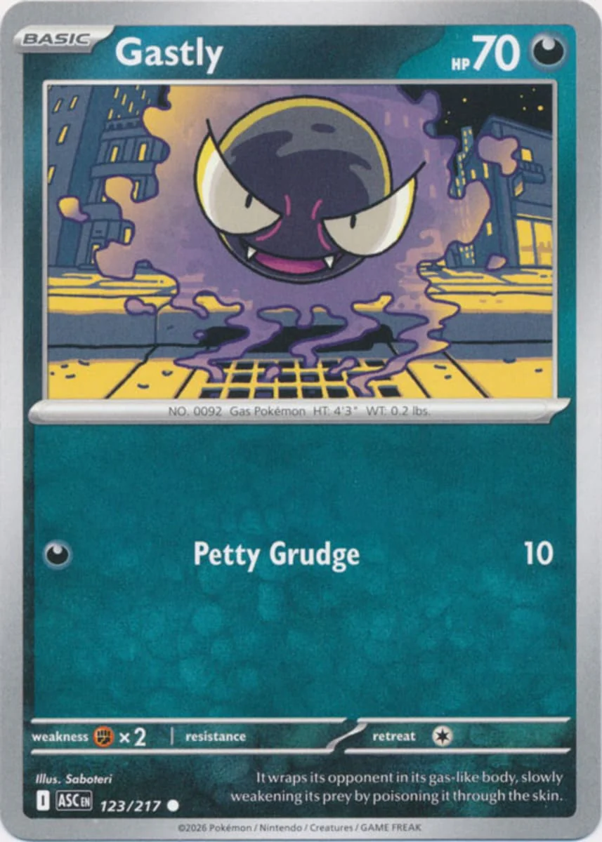 Gastly - 123/217 - Common