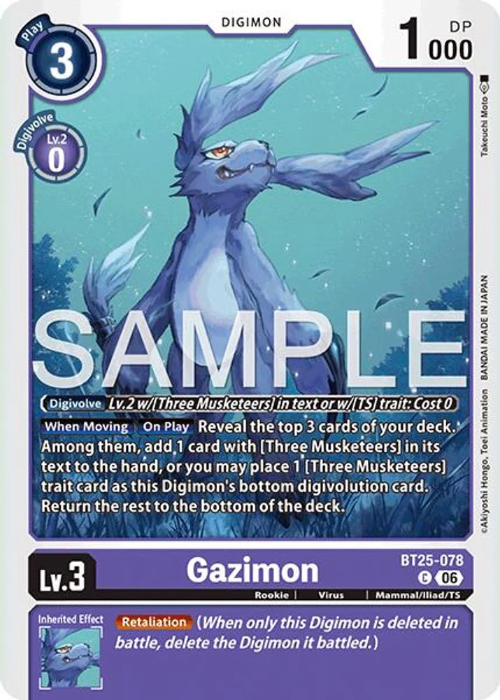 Gazimon - BT25-078 - Common
