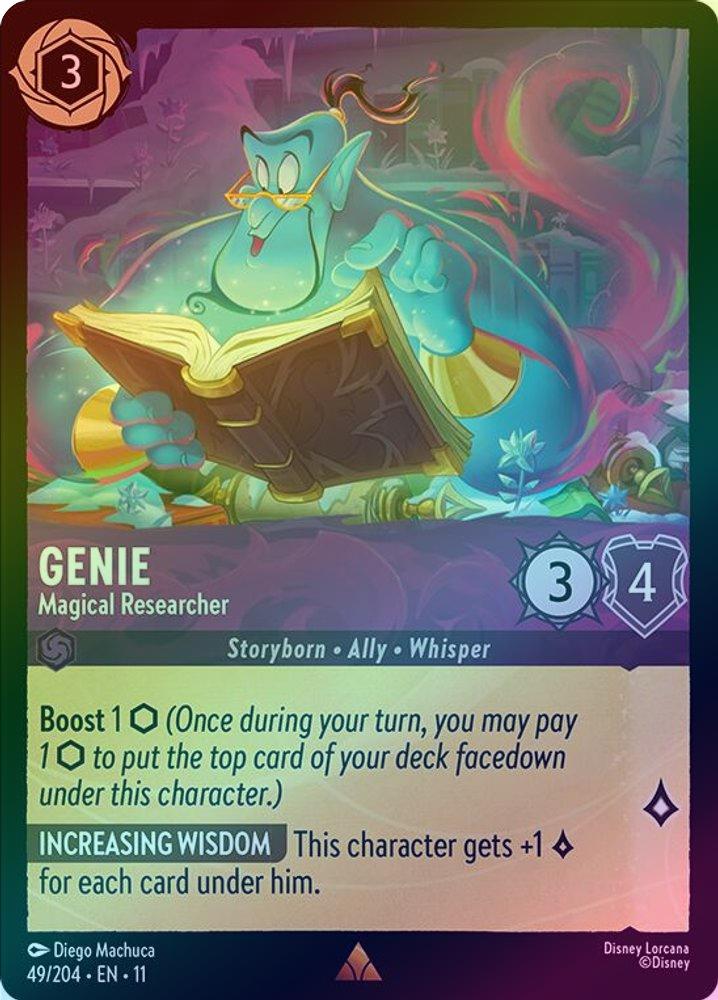 Genie (Magical Researcher) - 49/204 - Rare (Foil)