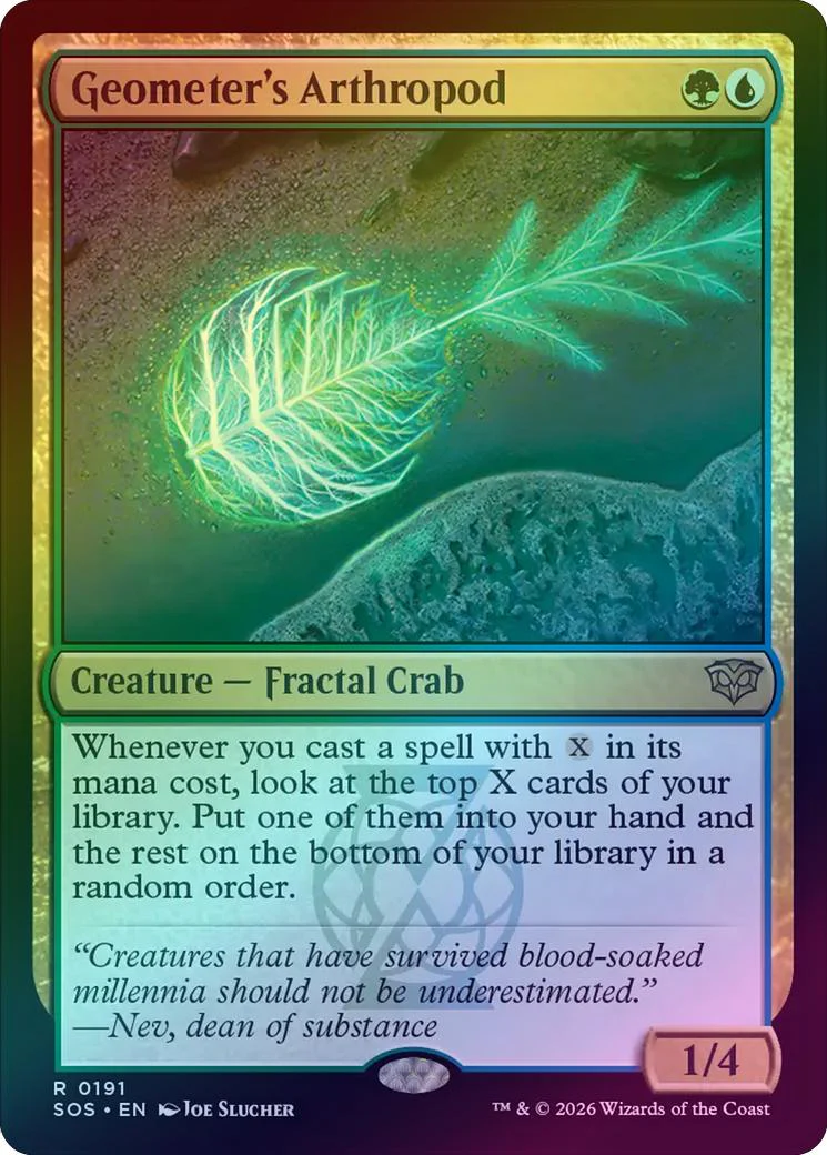 Geometer's Arthropod (Foil) (SOS)