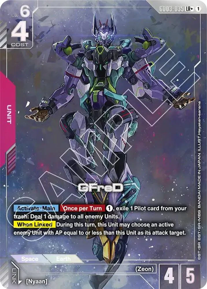 GFreD (LR+) (Alternate Art) - GD03-035 - Legend Rare+