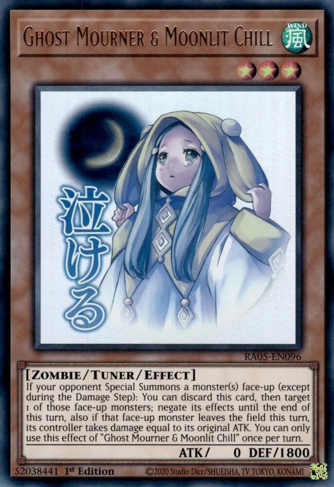 Ghost Mourner & Moonlit Chill - RA05-EN096 - Ultra Rare - 1st Edition