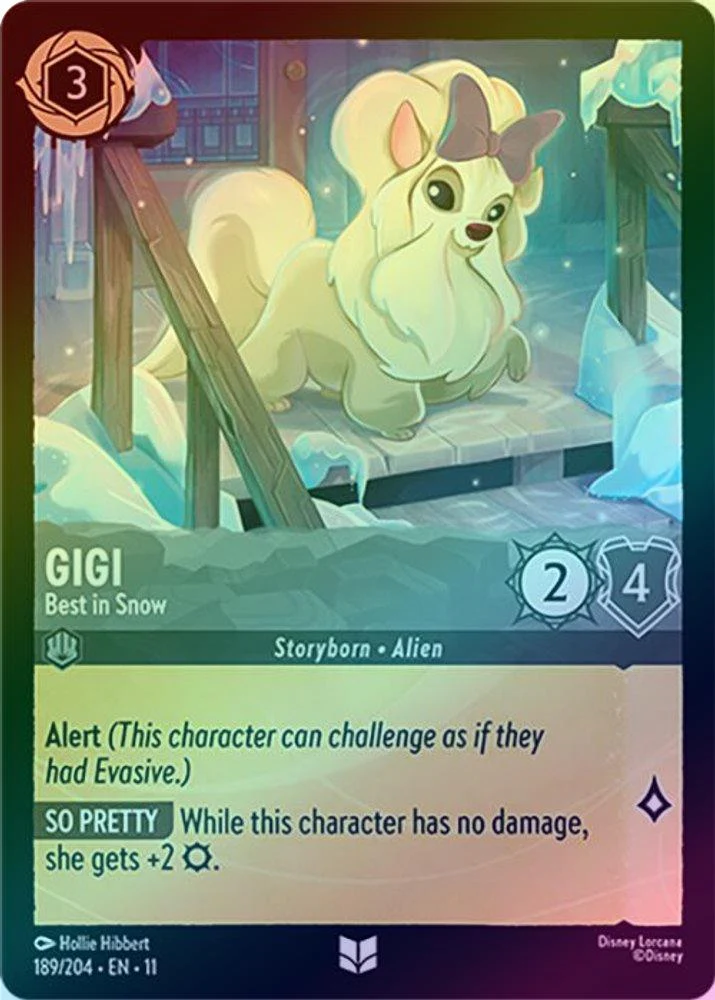 Gigi (Best in Snow) - 189/204 - Uncommon (Foil)