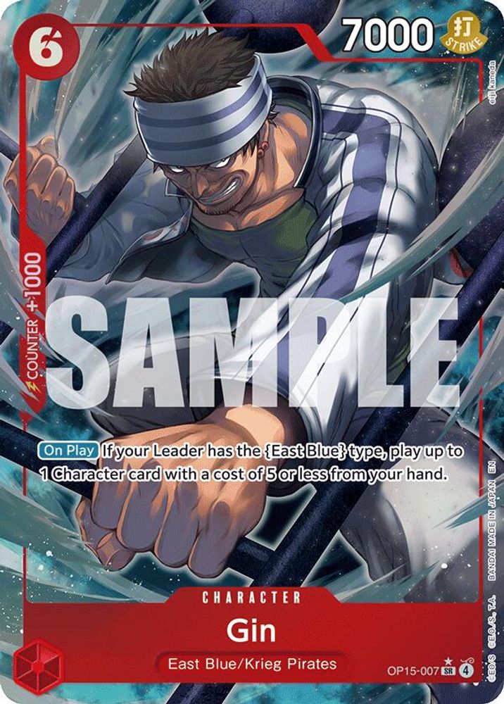 Gin (Alternate Art) - OP15-007 - Super Rare