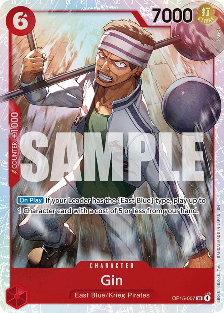 Gin - OP15-007 - Super Rare