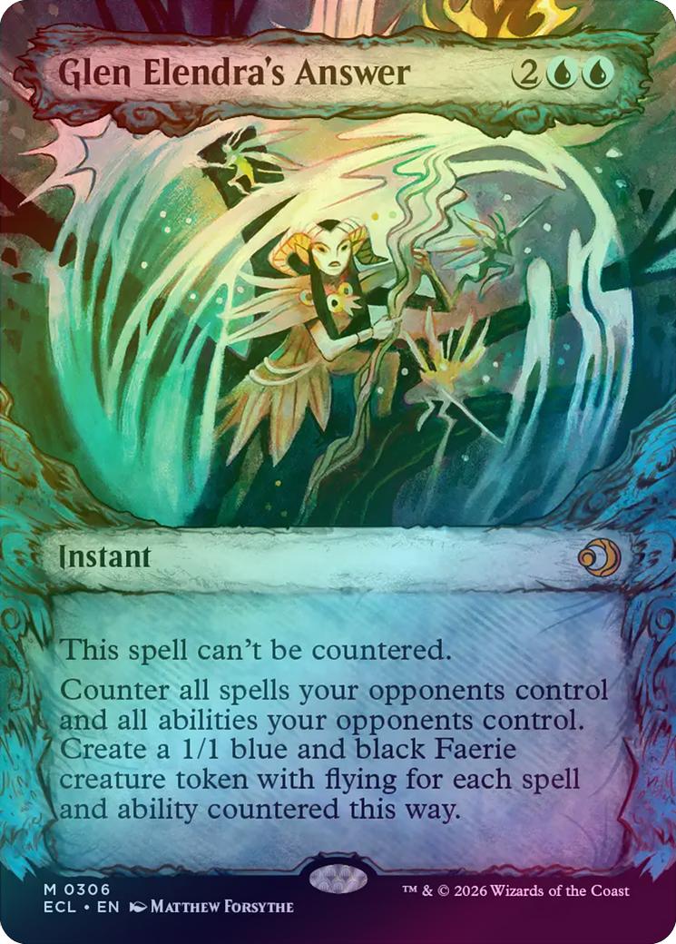 Glen Elendra's Answer - Fable Frame Showcase (Foil) (ECL)