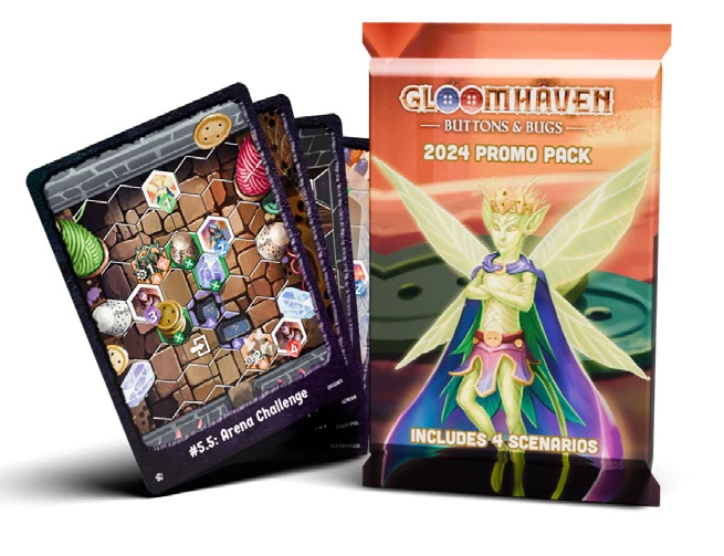 Gloomhaven: Buttons & Bugs 2024 Promo Pack (Pre-Order)