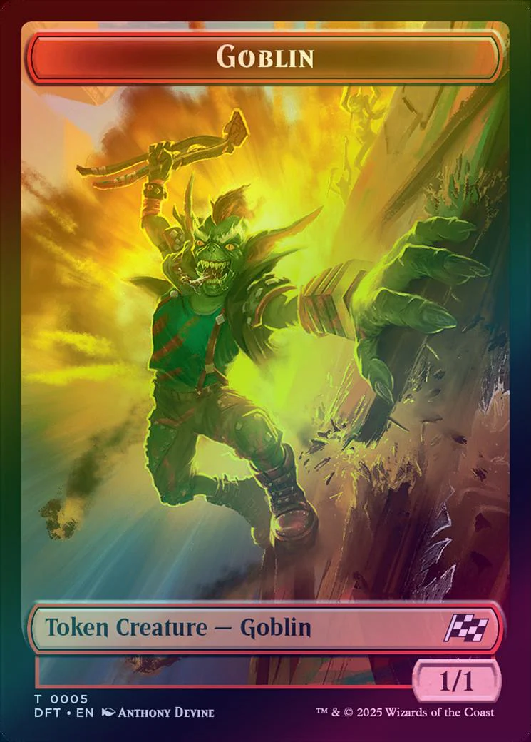 Goblin // Thopter (010) Token (Foil) (TDFT)