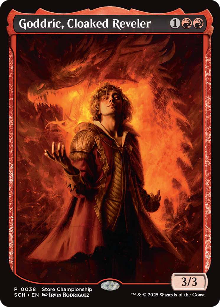 Goddric, Cloaked Reveler - Store Championship Promo (SCH)
