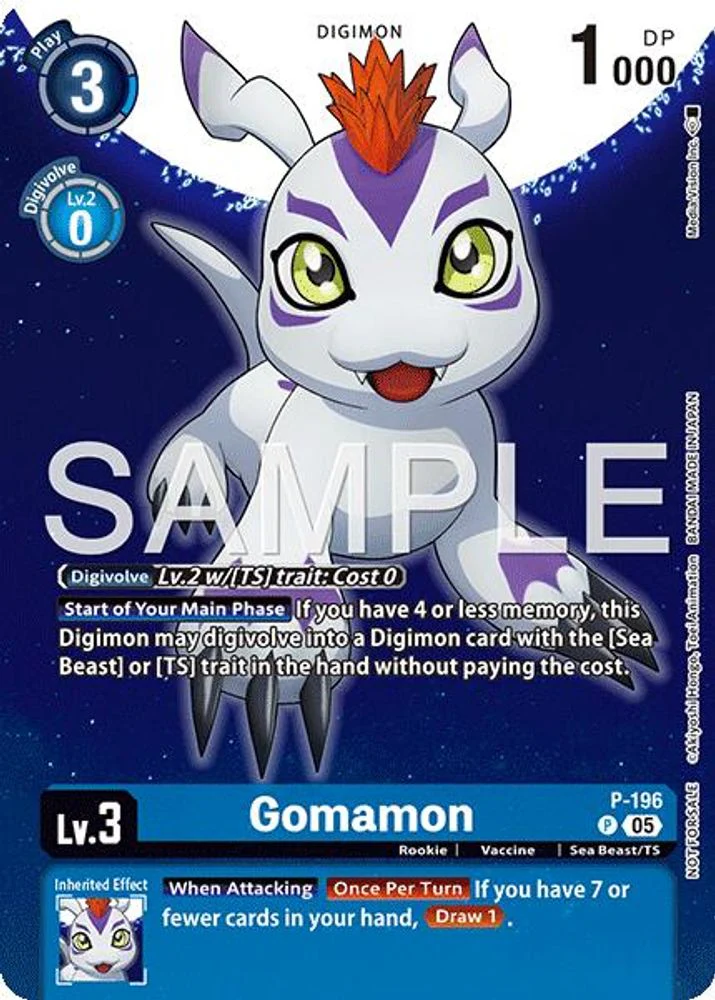 Gomamon (Digimon Story: Time Stranger Promo Pack) - P - Promo