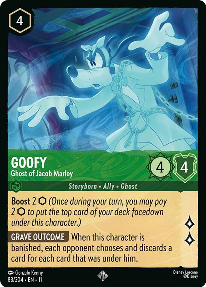 Goofy (Ghost of Jacob Marley) - 83/204 - Super Rare
