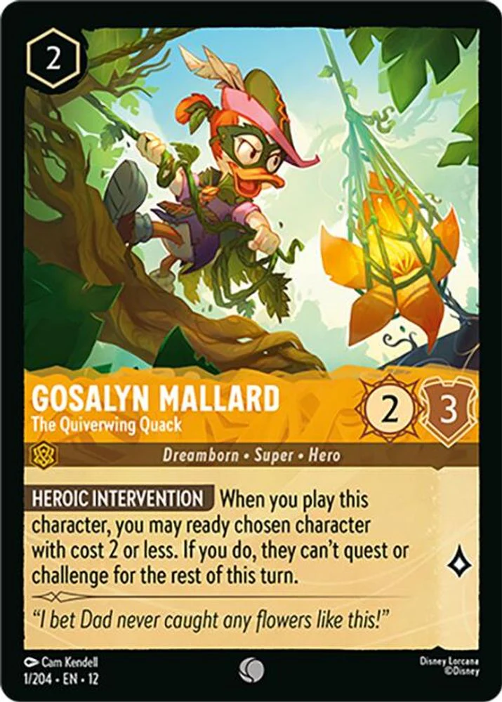 Gosalyn Mallard (The Quiverwing Quack) - 1/204 - Common