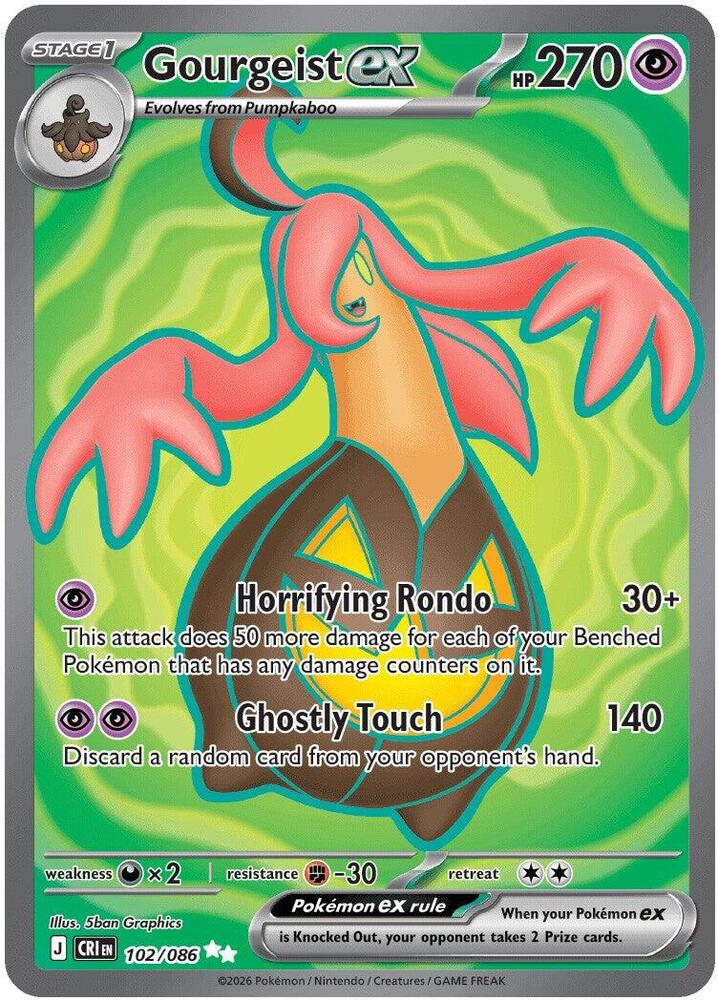 Gourgeist ex - 102/086 - Ultra Rare