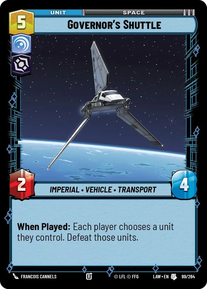 Governor's Shuttle - 99/264 - Uncommon