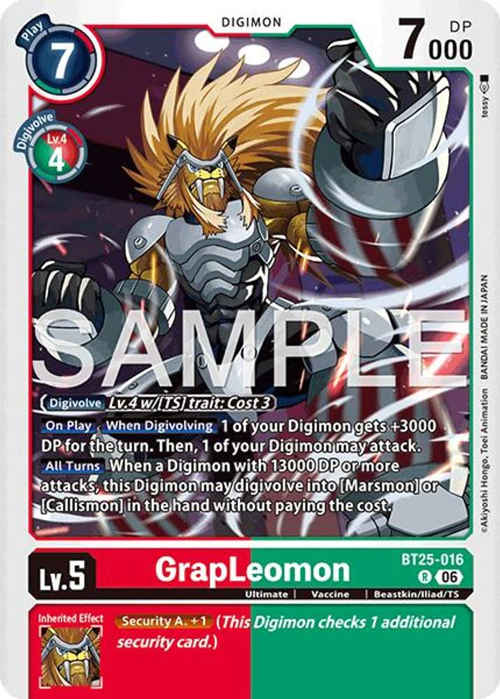 GrapLeomon - BT25-016 - Rare
