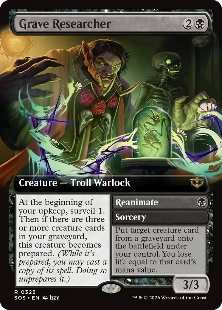 Grave Researcher // Reanimate - Extended Art (SOS)
