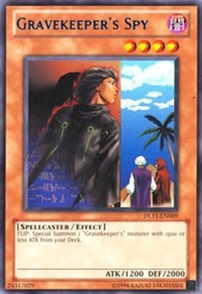 Gravekeeper's Spy (Blue) - DL11-EN009 - Rare