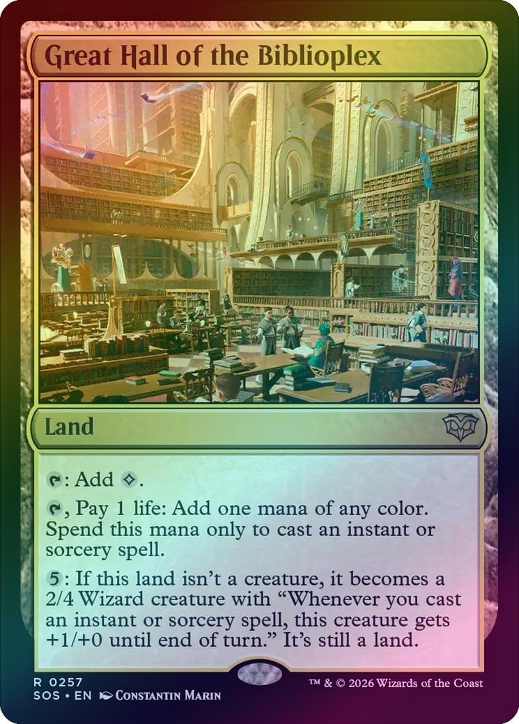 Great Hall of the Biblioplex (Foil) (SOS)