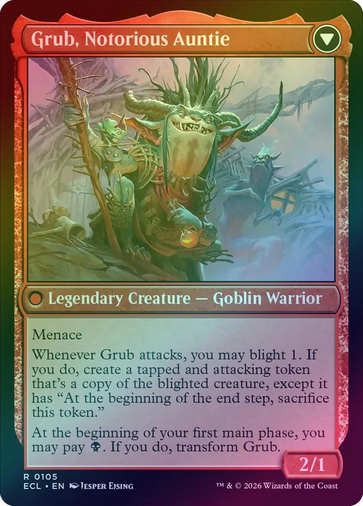 Grub, Storied Matriarch // Grub, Notorious Auntie (Foil) (ECL) - Image 2
