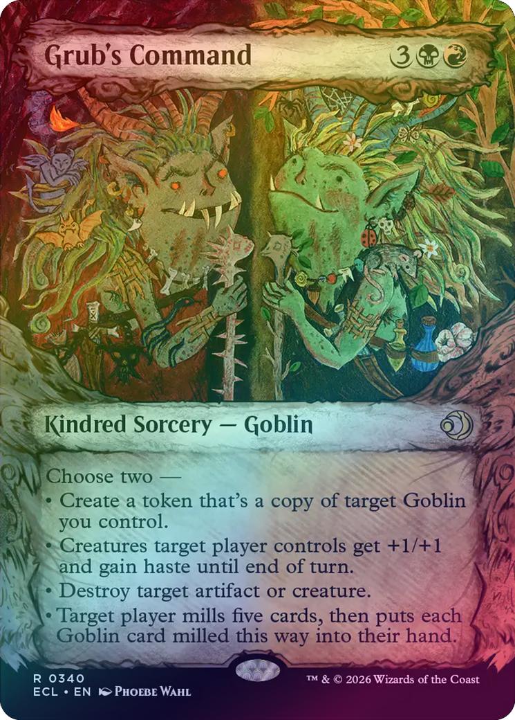 Grub's Command - Fable Frame Showcase (Foil) (ECL)