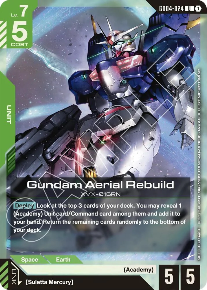 Gundam Aerial Rebuild (GD04 Release Event) - GD04-024 - Uncommon