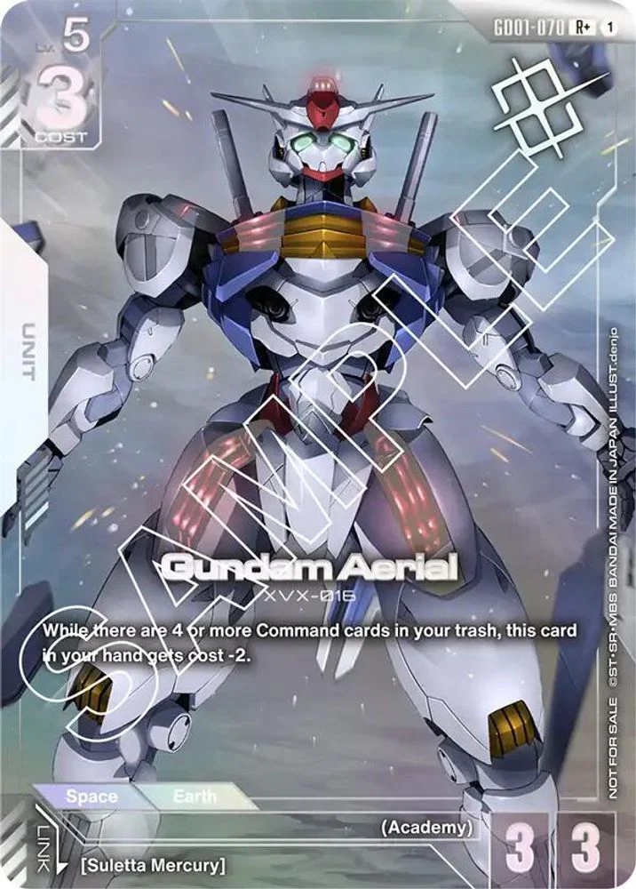 Gundam Aerial (Store Tournament Winner Pack 01) - GD01-070 - Rare+