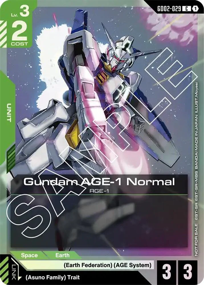 Gundam AGE-1 Normal (GD02-029) (GD02 Release Event) - GD02-029 - Common