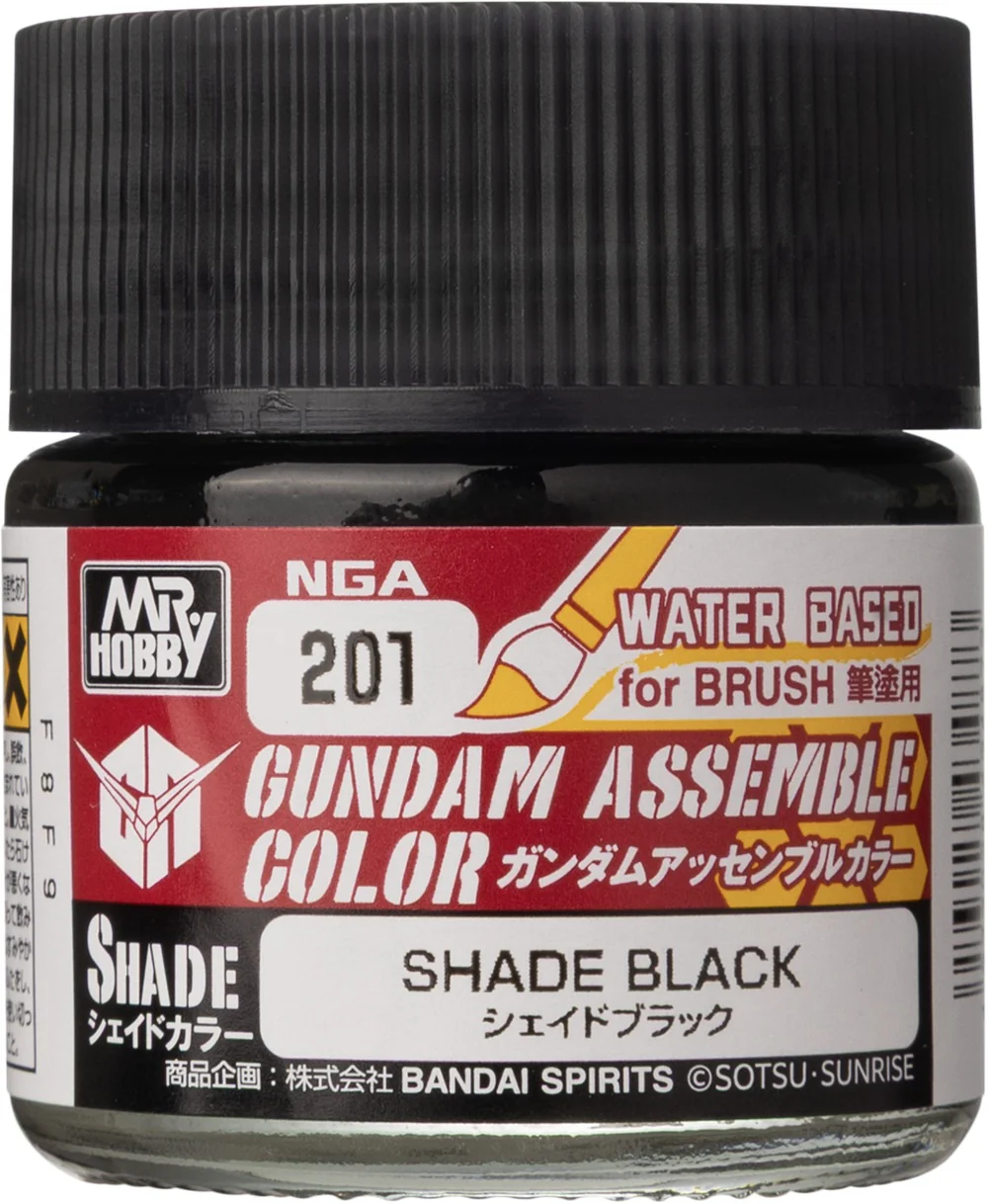 Gundam Assemble Color - Shade: Black [NGA201] (Pre-Order)