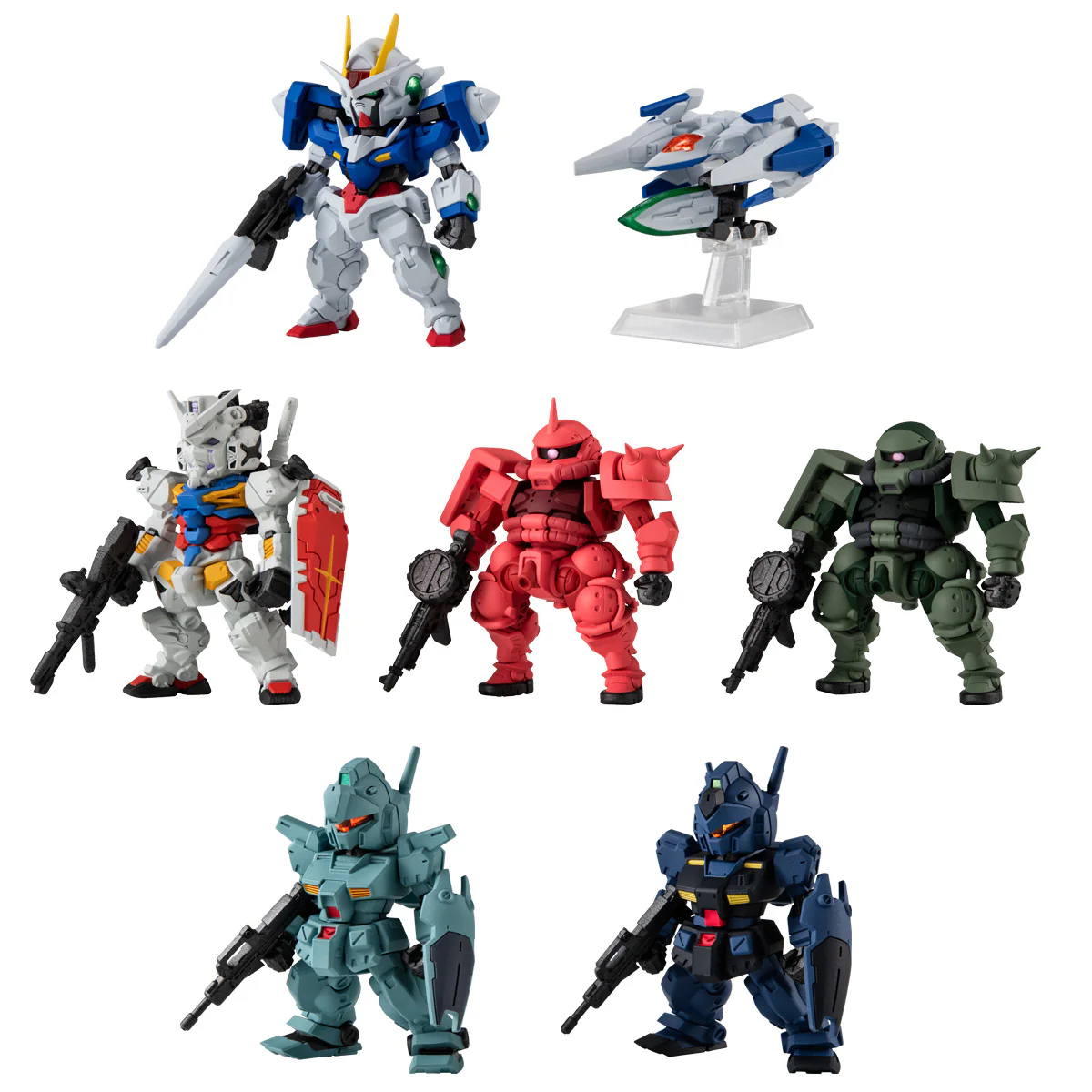 Gundam - Gundam Converge #28 Shokugan - Various Design
