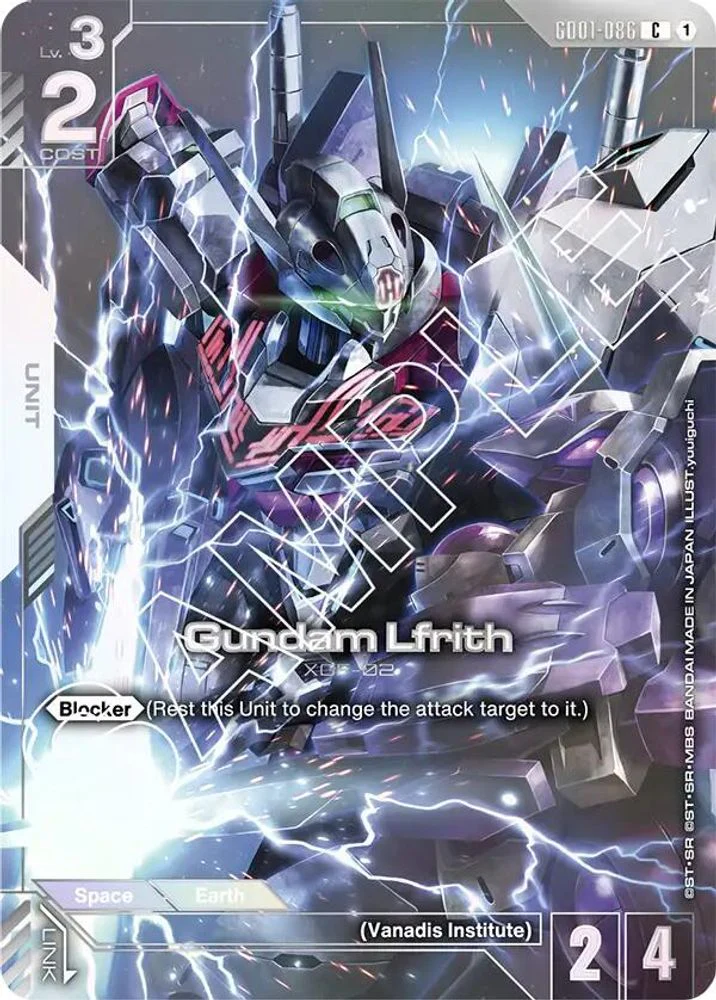 Gundam Lfrith (Premium Card Collection) - GD01-086 - Common