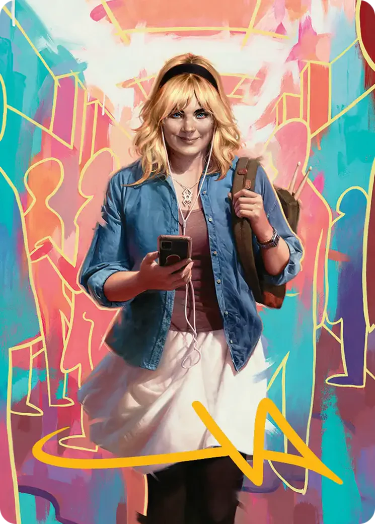 Gwen Stacy (013) - Art Series (Gold-Stamped Signature) (ASPM)