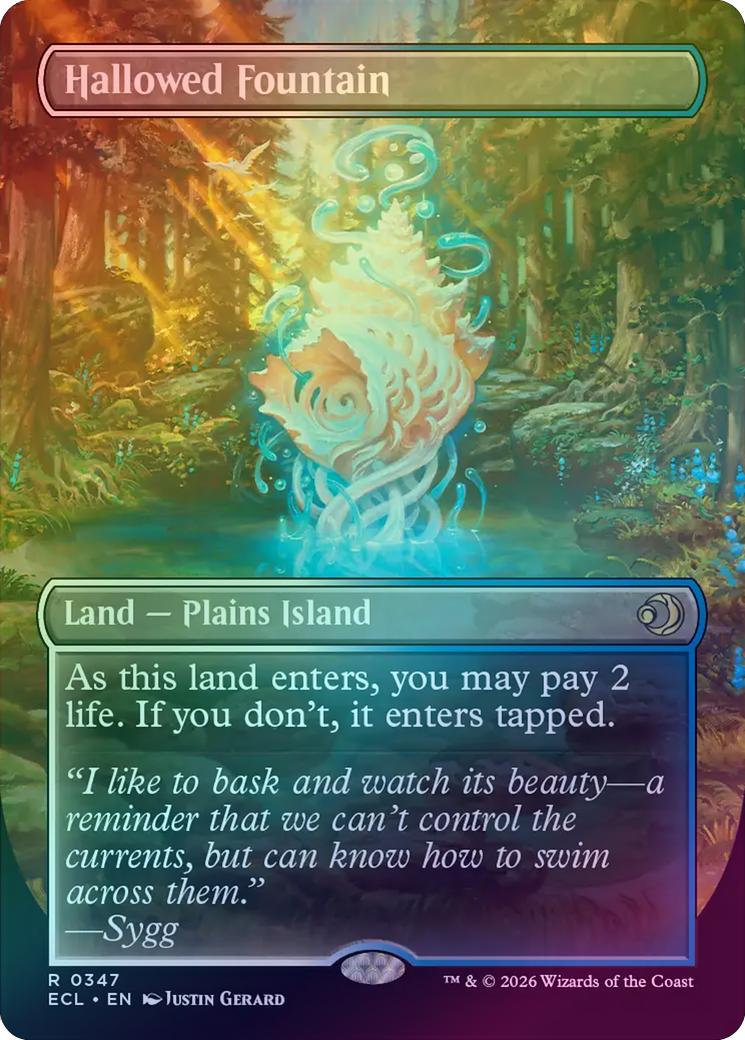 Hallowed Fountain // Hallowed Fountain - Borderless (Foil) (ECL)
