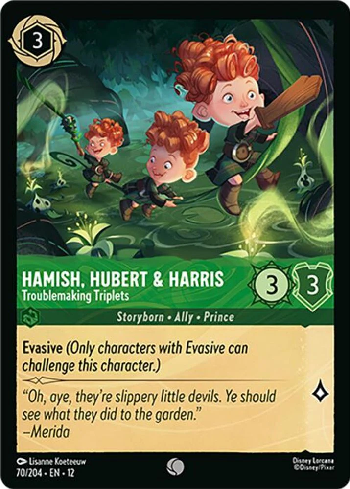 Hamish, Hubert & Harris (Troublemaking Triplets) - 70/204 - Common