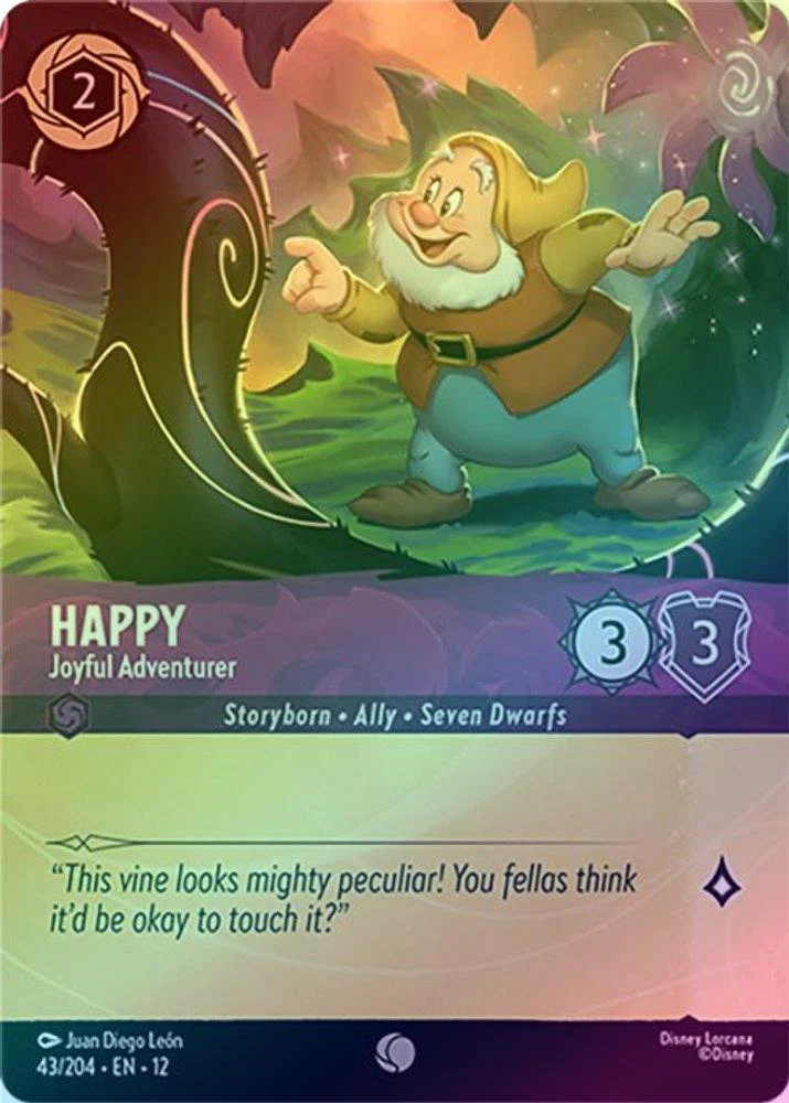 Happy (Joyful Adventurer) - 43/204 - Common (Foil)