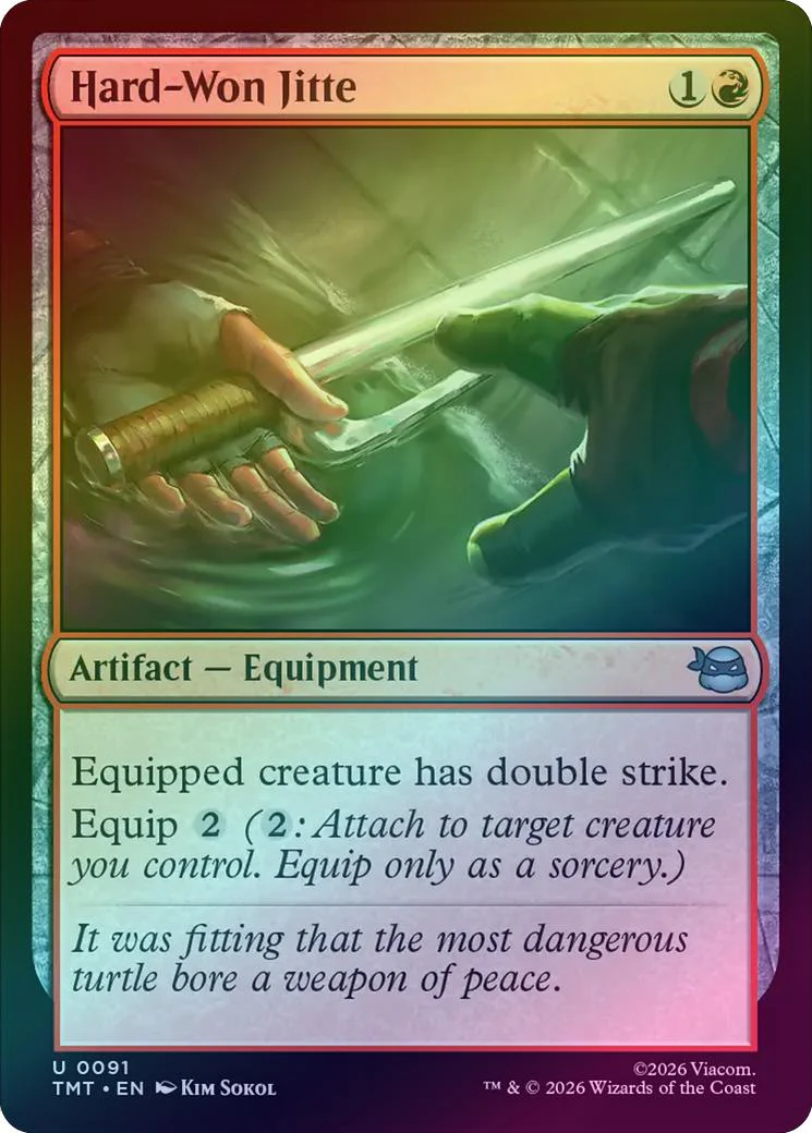 Hard-Won Jitte (Foil) (TMT)