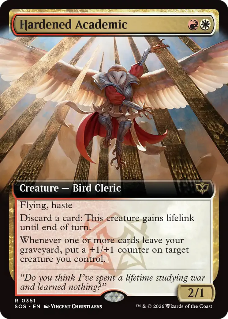 Hardened Academic - Extended Art (SOS)