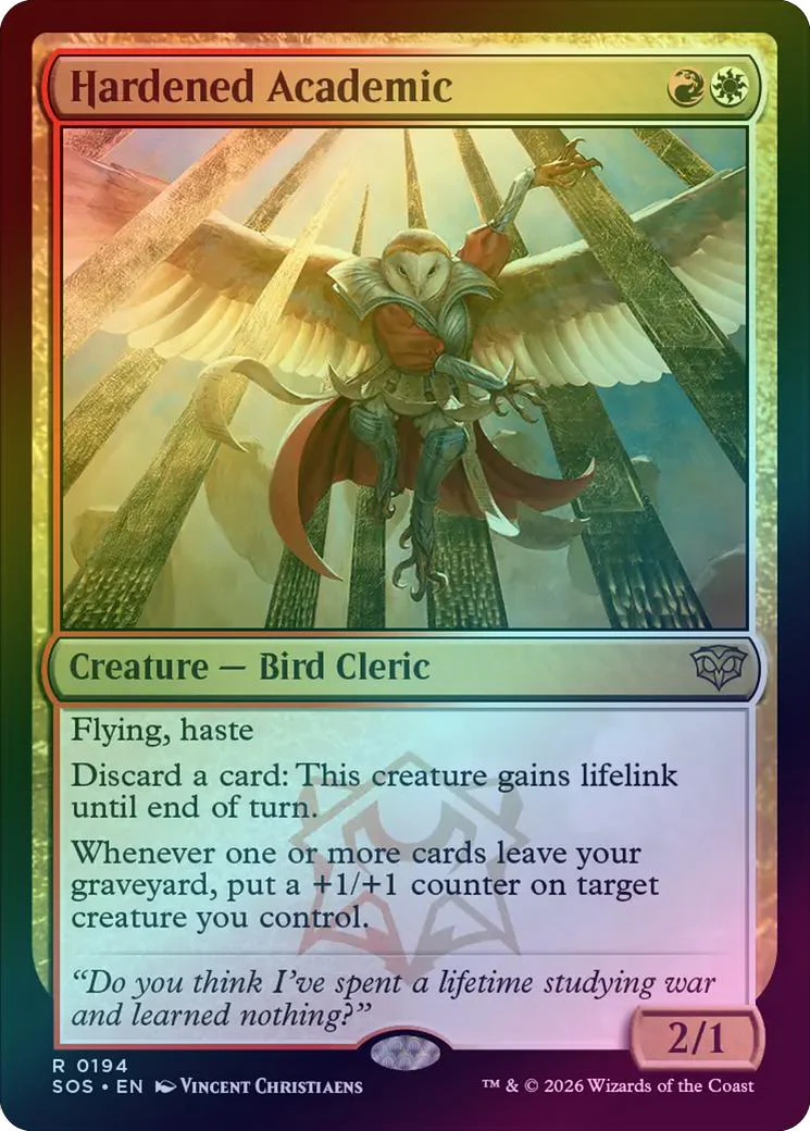 Hardened Academic (Foil) (SOS)