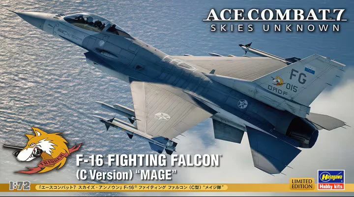 Hasegawa - Ace Combat 7: Skies Unknown - F-16 Fighting Falcon C "Mage" 1/72 [SP610]