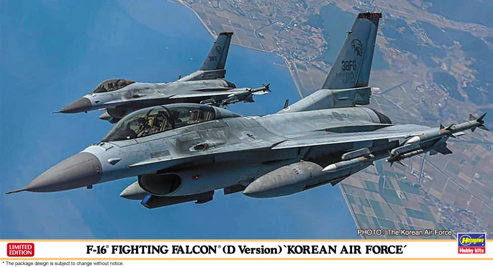 Hasegawa - F-16 Fighting Falcon D "Korean Air Force" 1/48