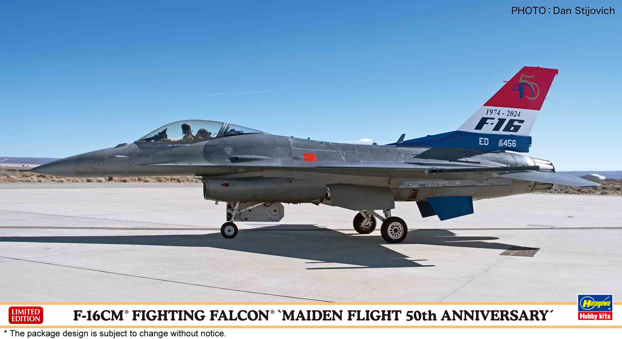 Hasegawa - F-16CM Fighting Falcon "MAIDEN FLIGHT 50th ANNIVERSARY" 1/48