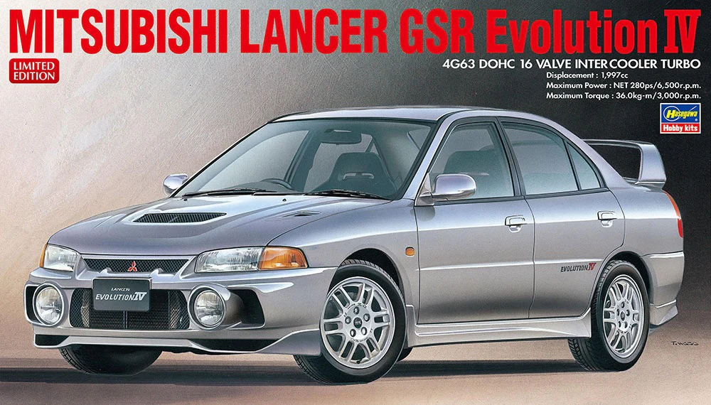 Hasegawa - Mitsubishi Lancer GSR Evolution IV 1/24