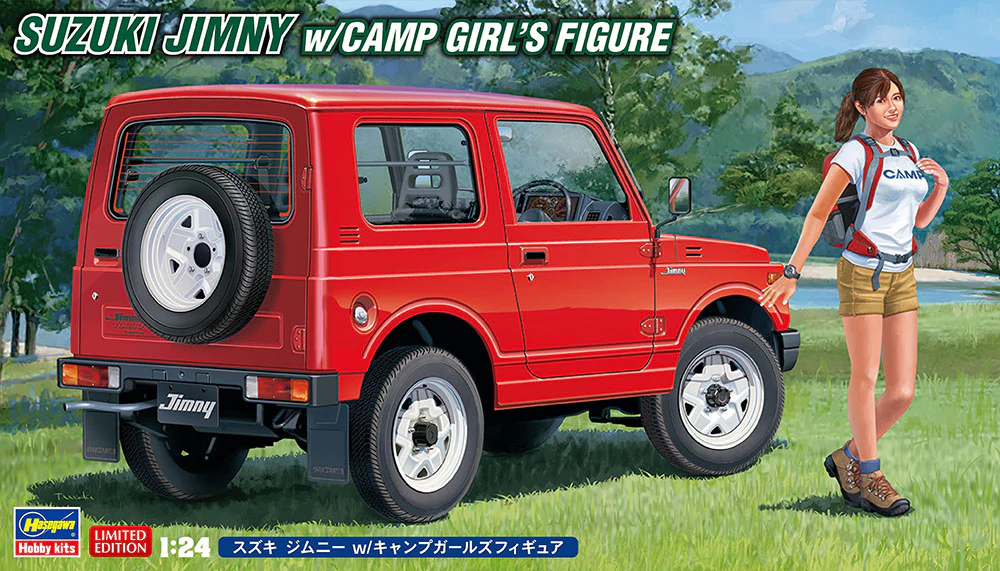 Hasegawa - Suzuki Jimny w/Figure 1/24