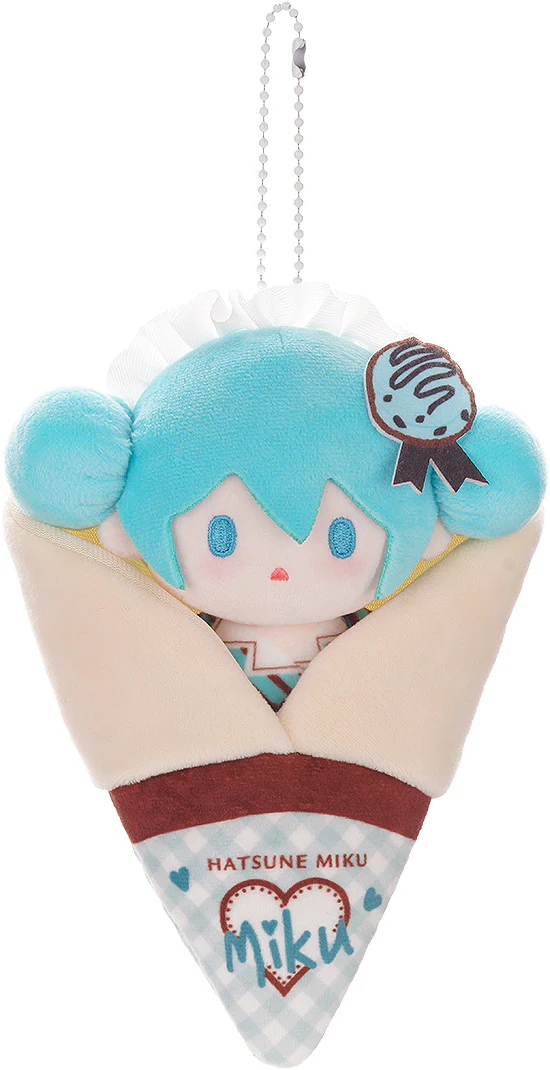 Hatsune Miku - Crêpe Mascot Keychain A - Plush