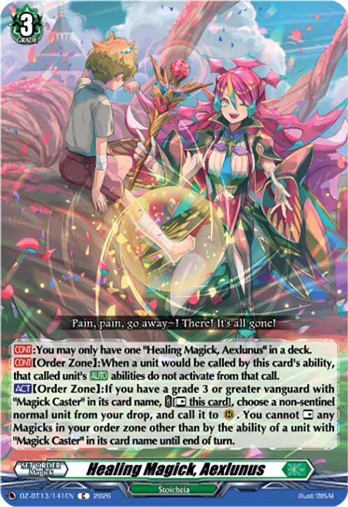 Healing Magick, Aexlunus - DZ-BT13/141EN - Common