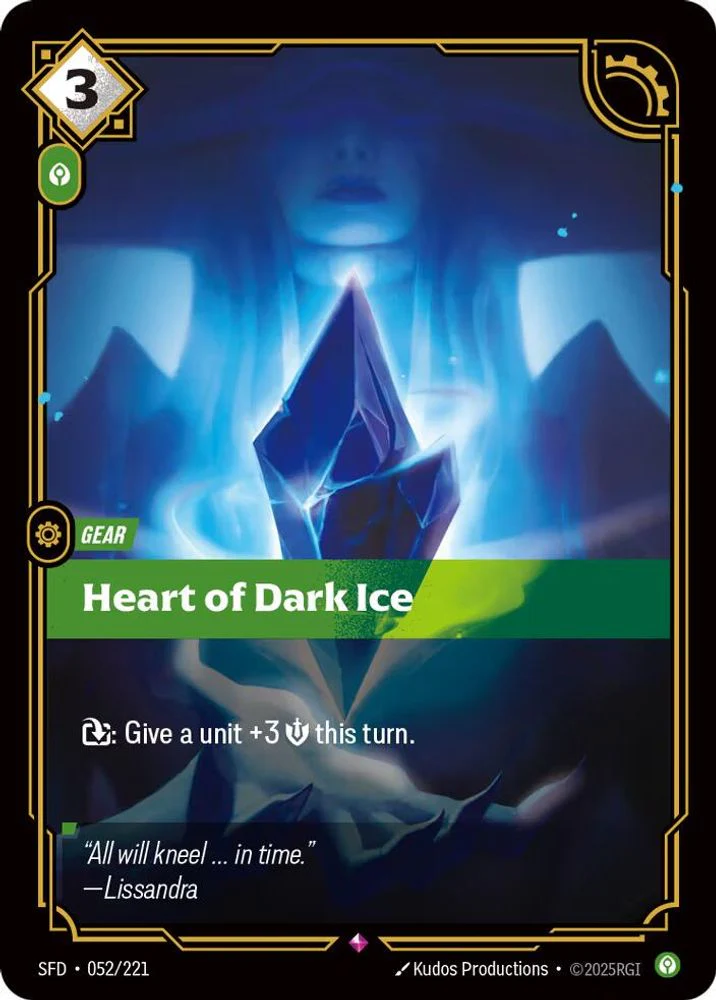 Heart of Dark Ice - 052/221 - Rare