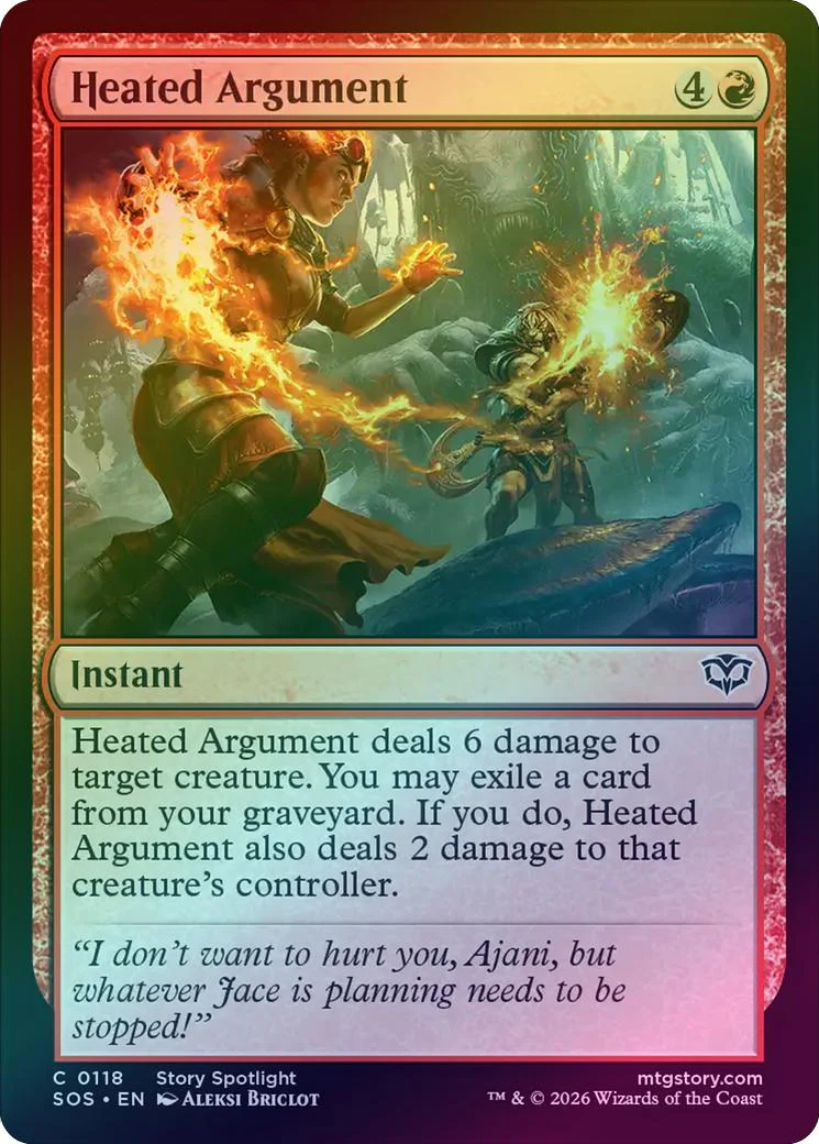 Heated Argument (Foil) (SOS)